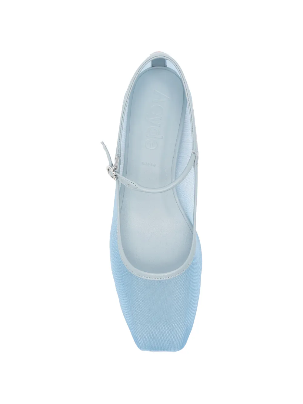 Aeyde Uma mesh ballet flats Wit