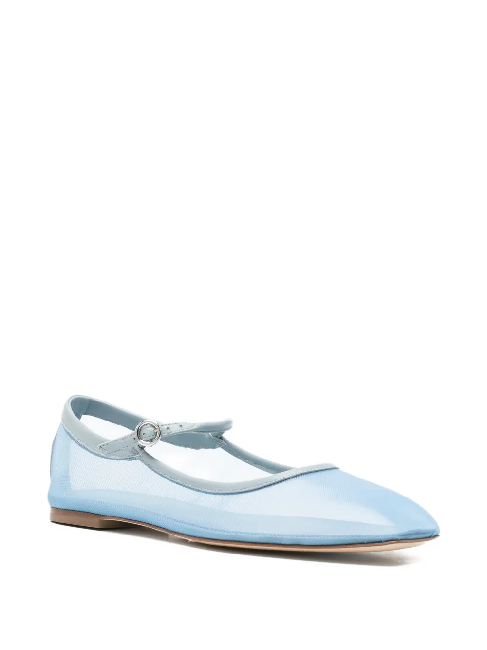 Aeyde Uma mesh ballet flats Wit
