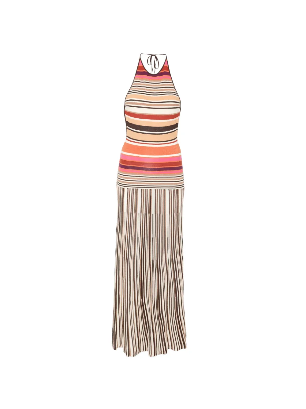 Faithfull the Brand Maretta striped maxi dress - Toni neutri