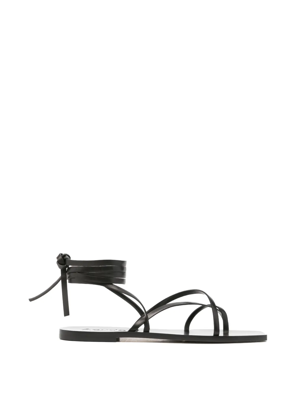 Aeyde Norah strappy leather sandals - Schwarz