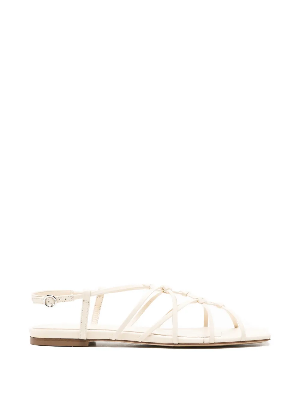 Aeyde Anisa knot-detail sandals Beige