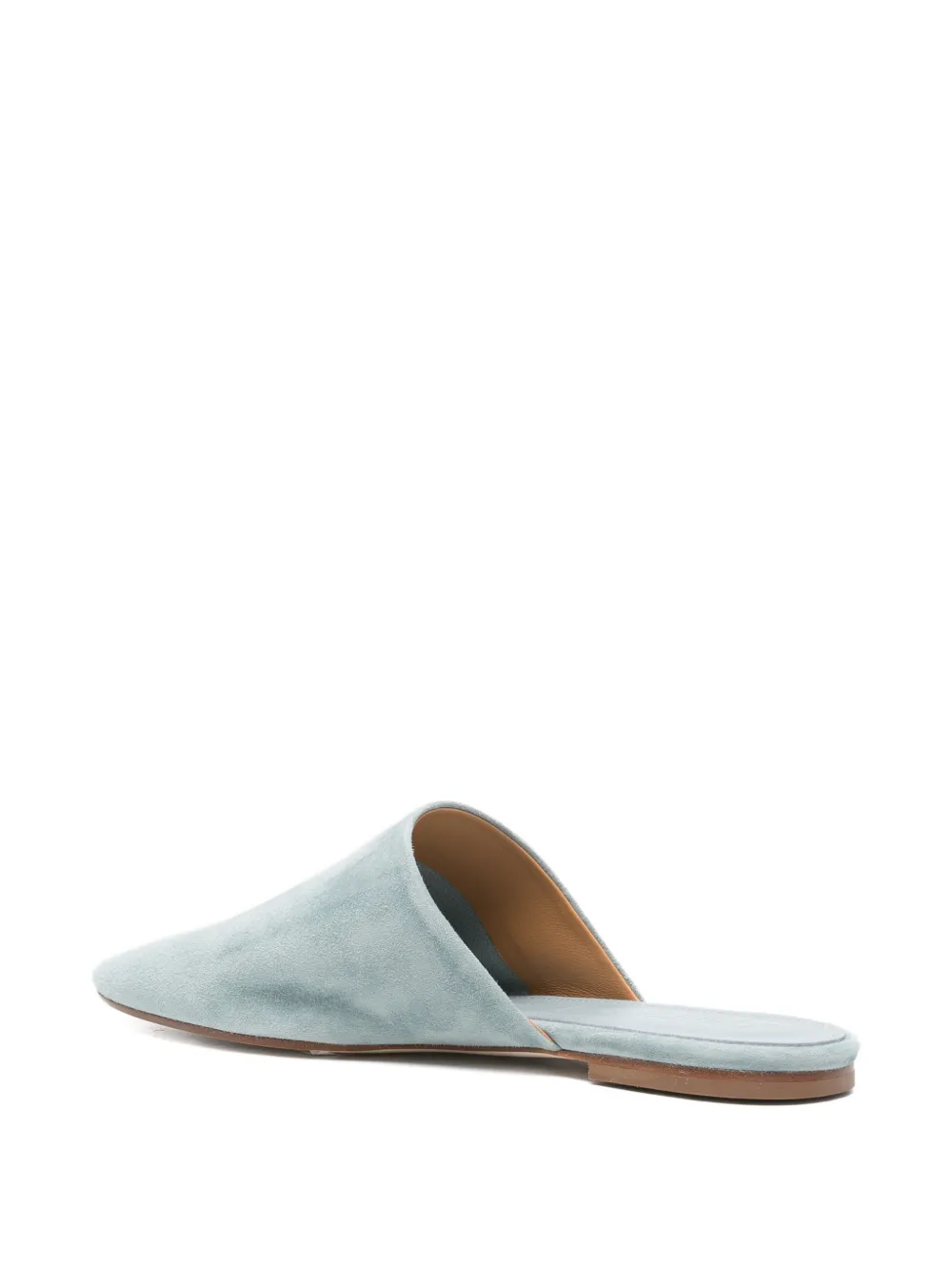 Aeyde Rega suede mules Blauw