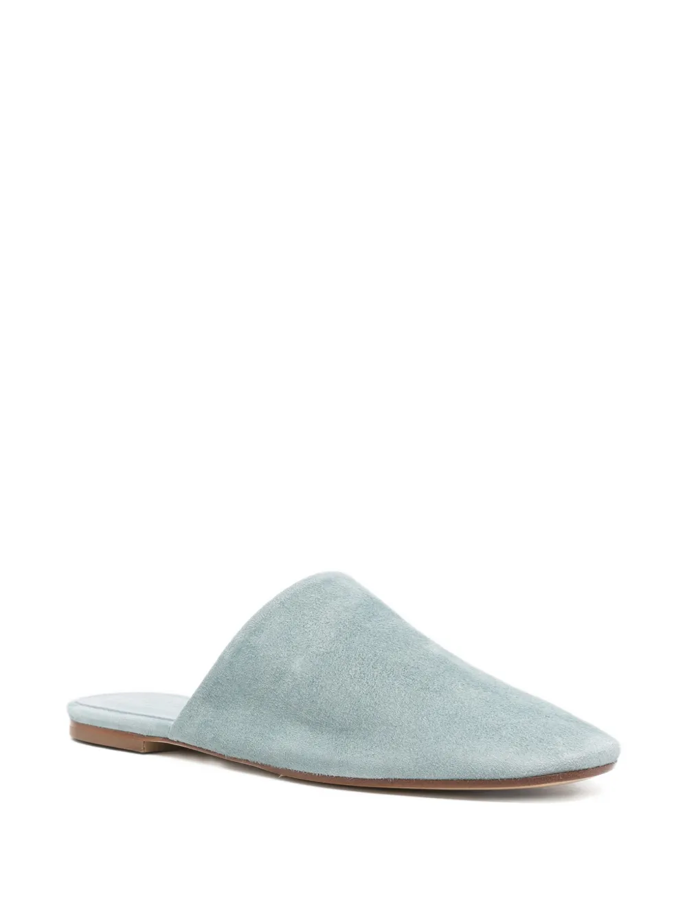 Aeyde Rega suede mules Blauw