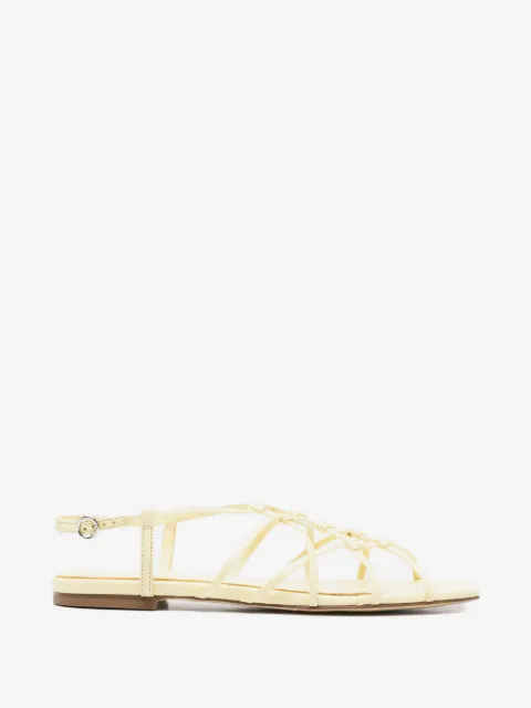 Aeyde Anisa knot-detail leather sandals