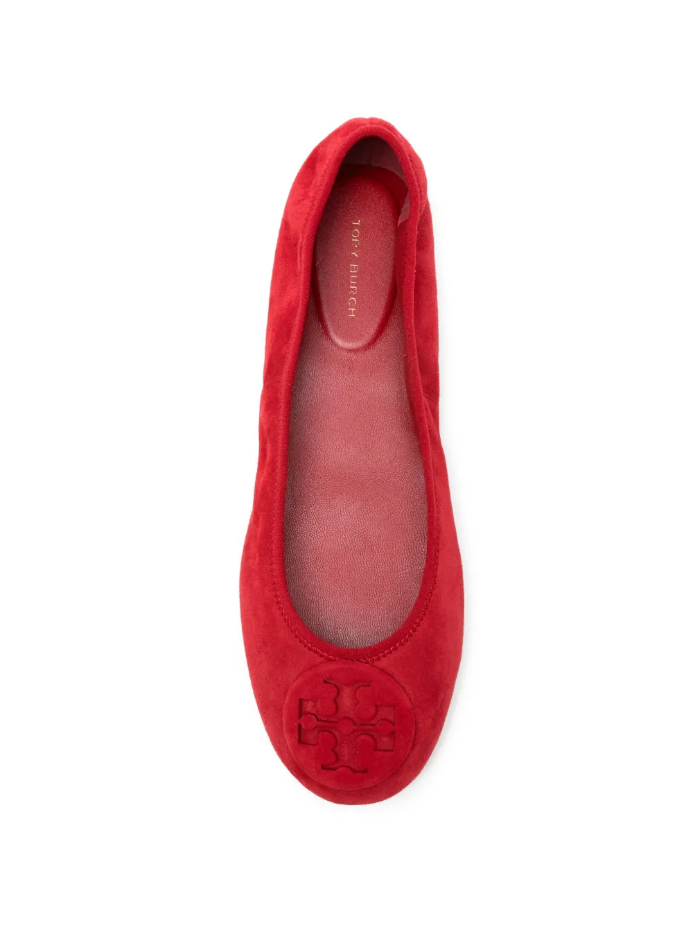 Tory Burch Reva ballerina's met logodetail Rood
