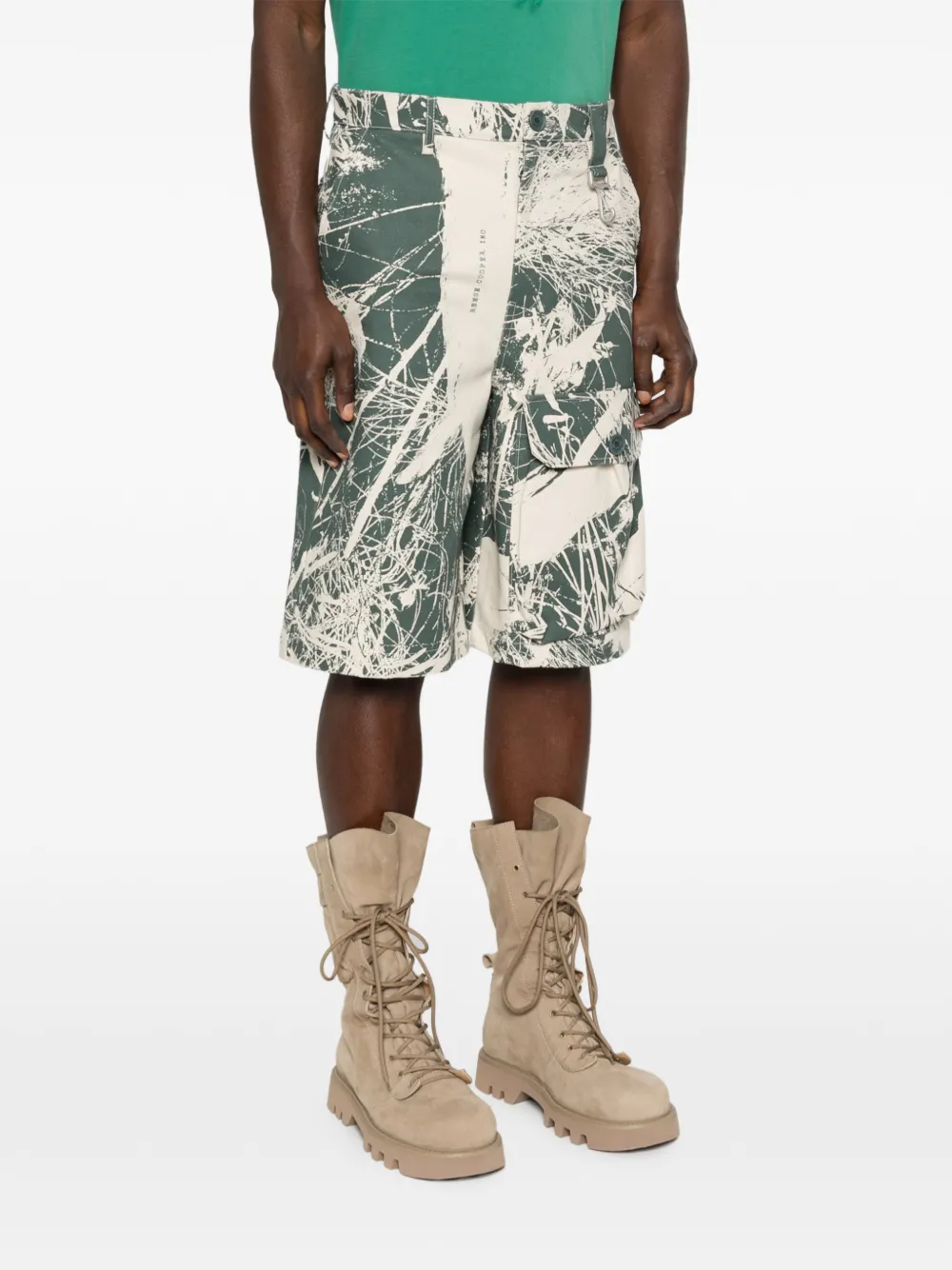  Reese Cooper Patch-pocket Cargo Shorts - Neutrals 