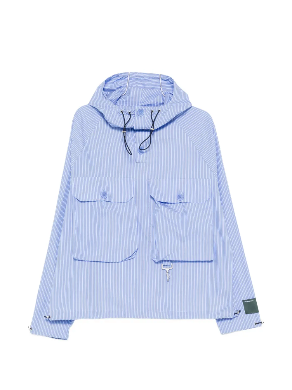 Reese Cooper striped hooded jacket - Blu