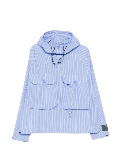 Reese Cooper striped hooded jacket