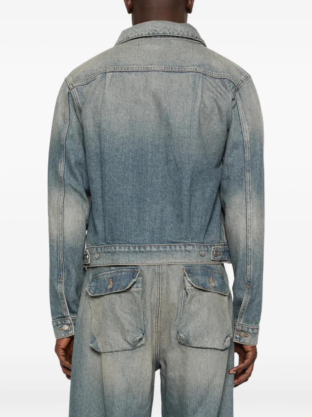 Reese Cooper Denim jack met zak Blauw