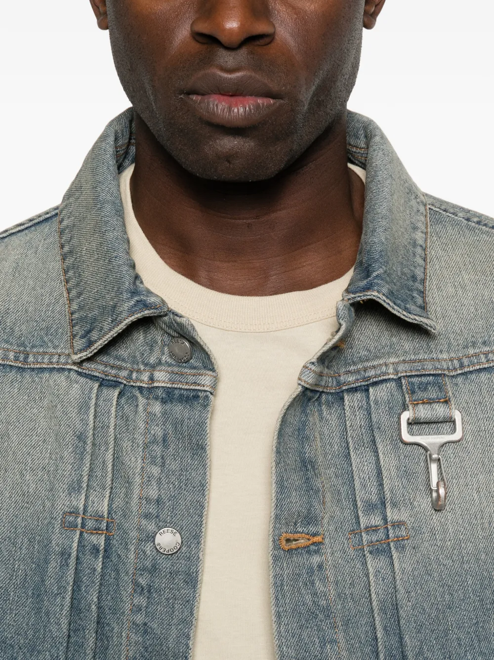 Reese Cooper Denim jack met zak Blauw