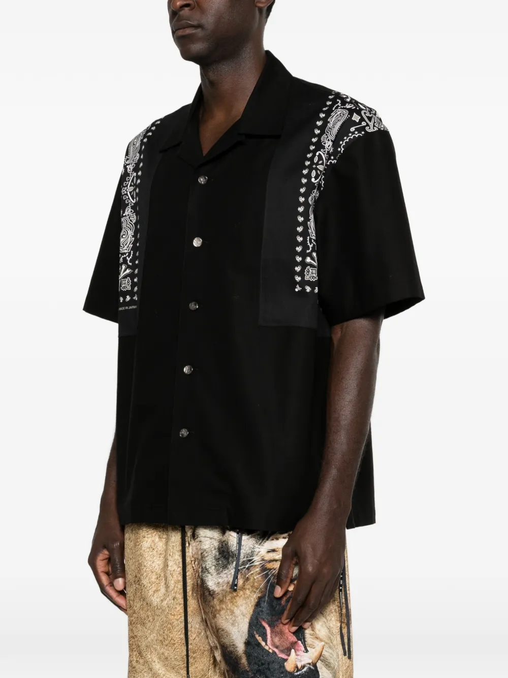  Mastermind Japan Short-sleeves Shirt - Black 