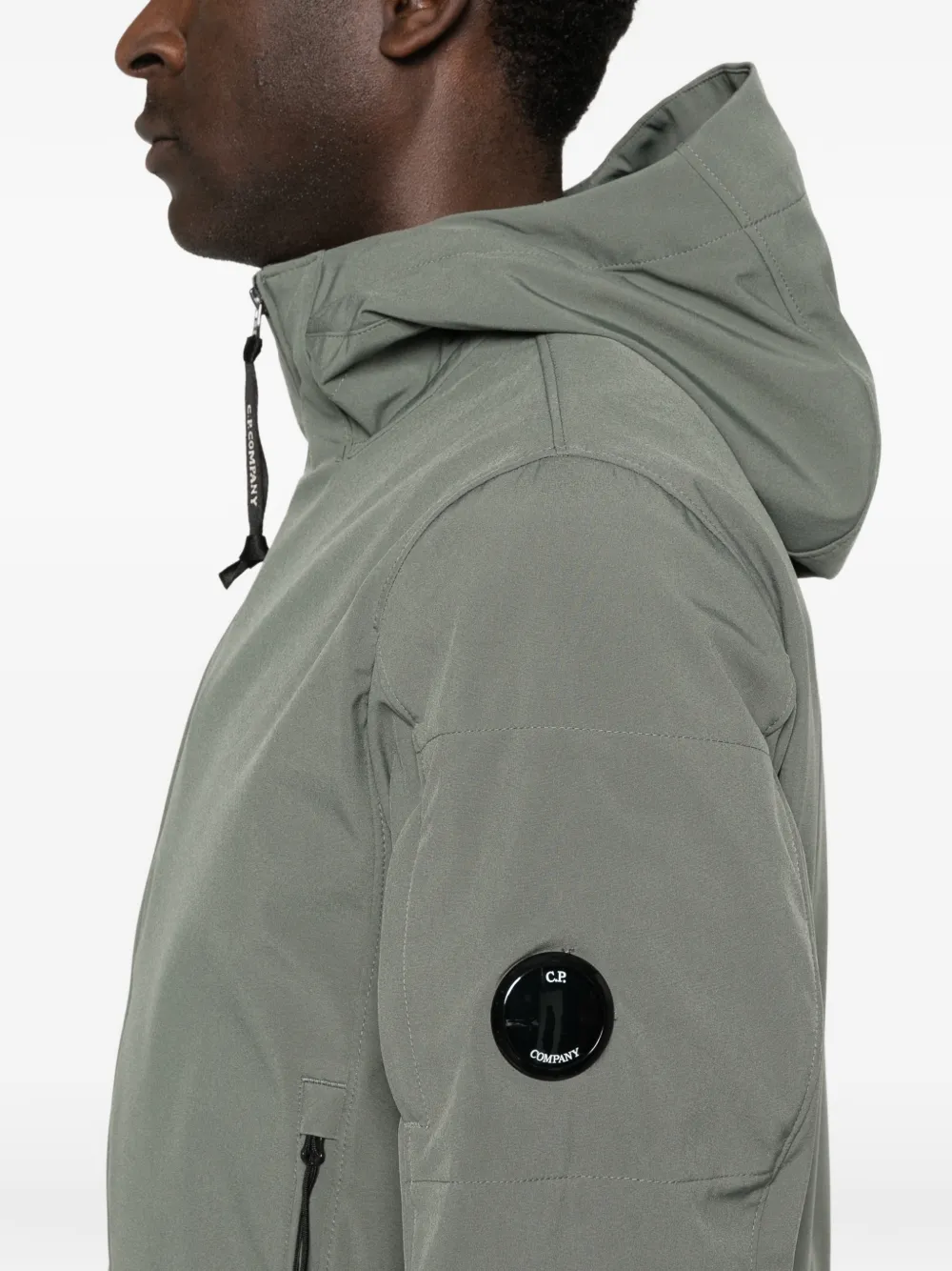 C.P. Company Jack met capuchon en Lens-detail Groen