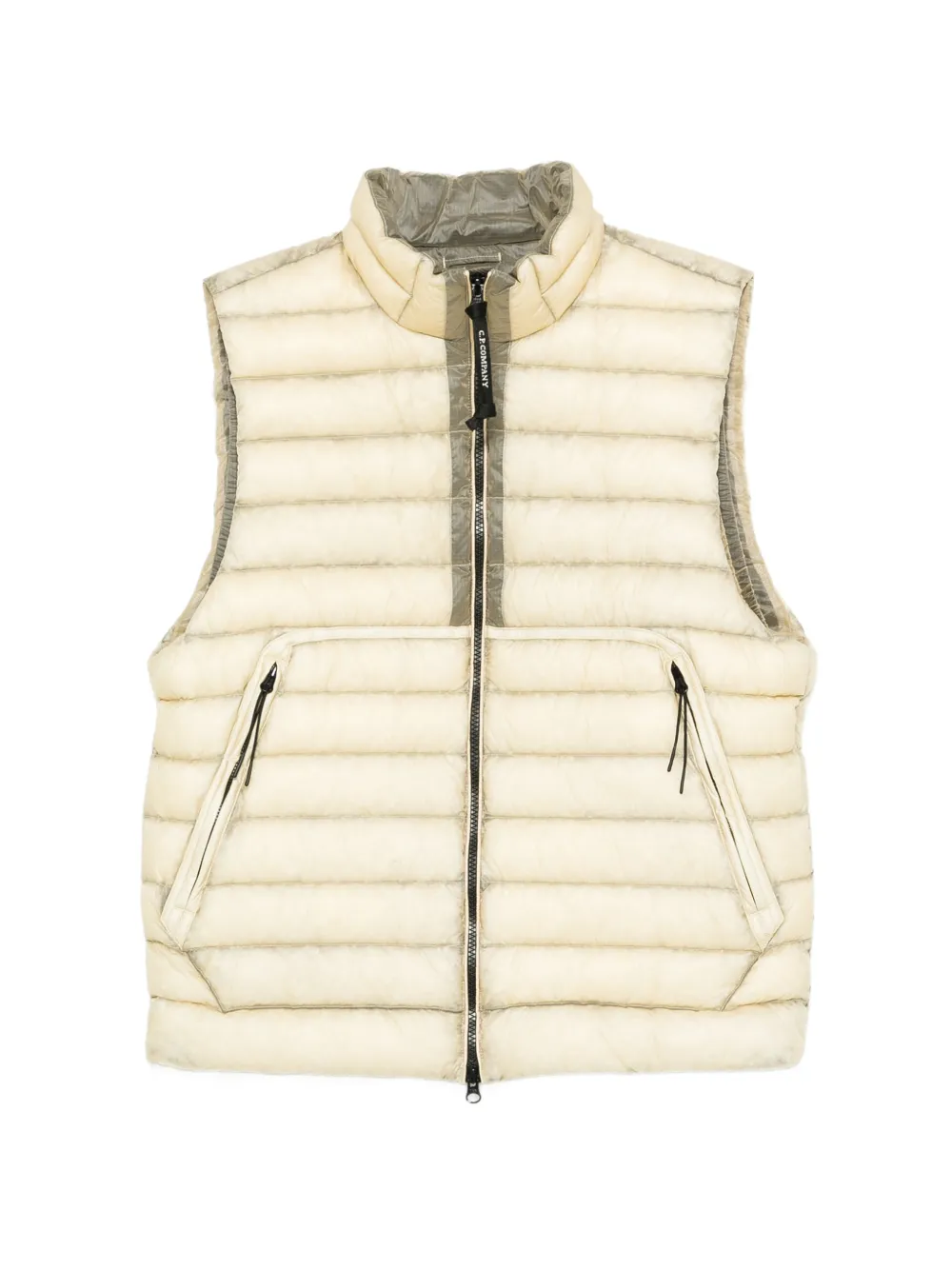 C.P. Company lens down gilet - Nude