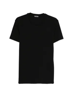 Jil Sander ストライプトリム Tシャツ | ブラック | FARFETCH JP