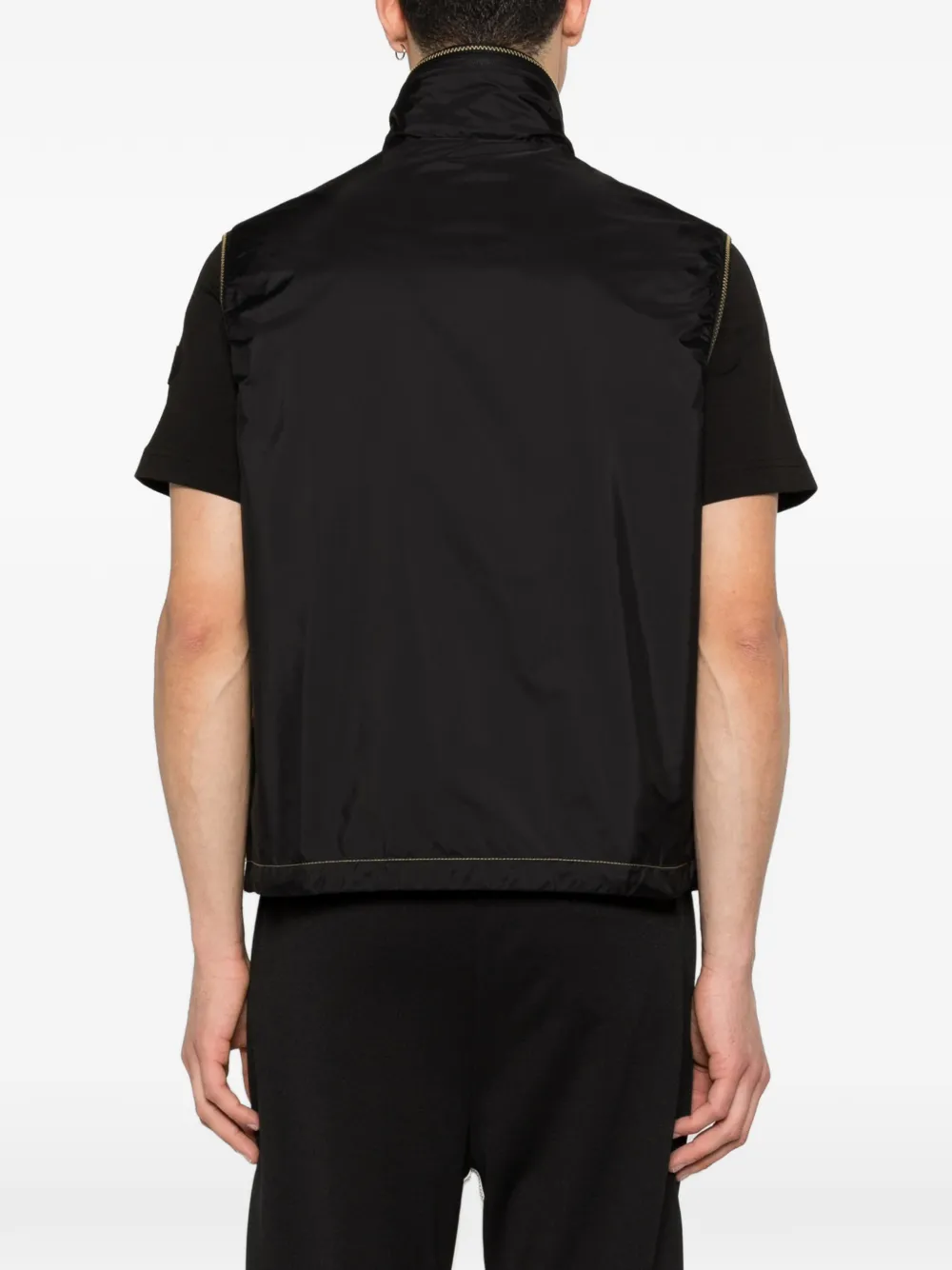 Moncler Bodywarmer met contrasterend stiksel Zwart