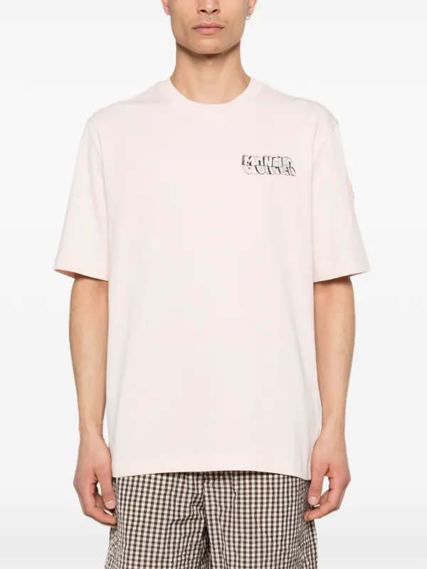 Moncler ロゴ Tシャツ | ピンク | FARFETCH JP