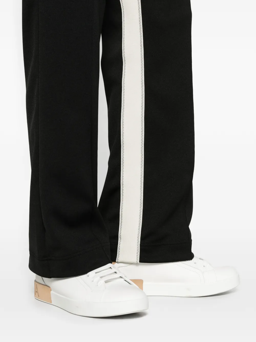 Moncler Broek met contrasterend vlak Zwart