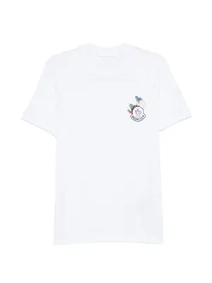 Moncler ダブルロゴ Tシャツ | ホワイト | FARFETCH JP