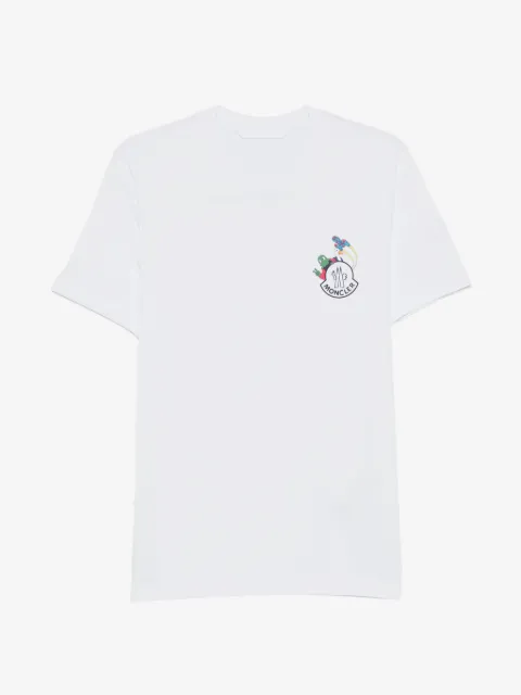 Moncler t-shirt à logo et motif dessin animé