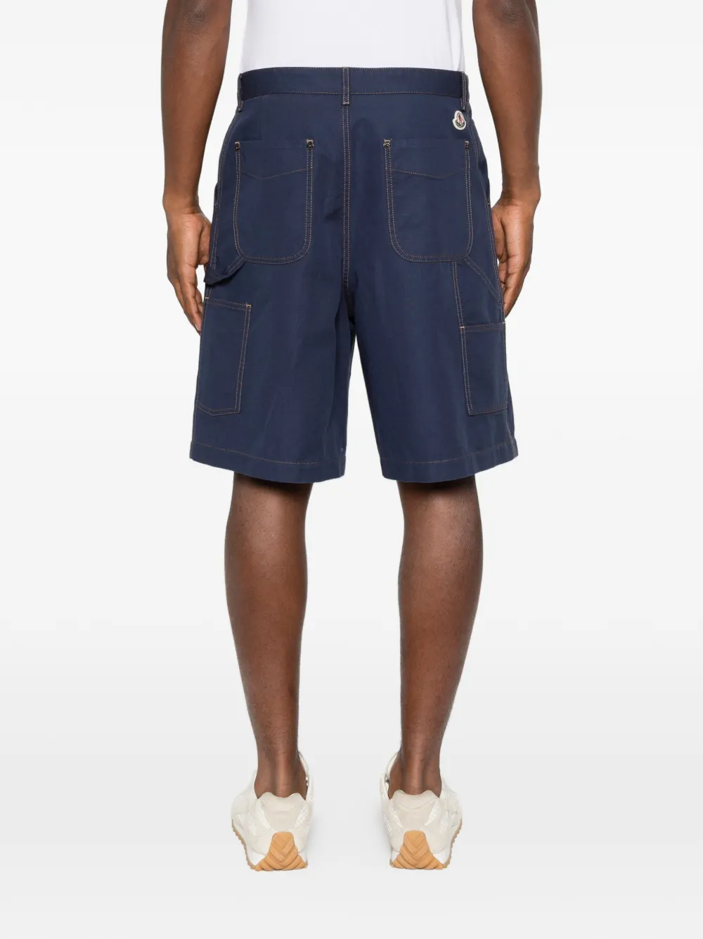 Moncler Cargo shorts Blauw