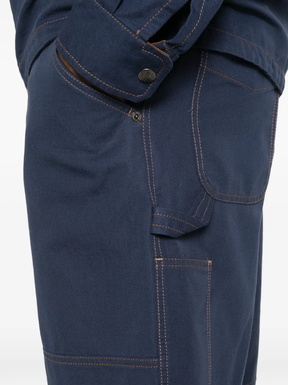 Moncler Cargo shorts Blauw