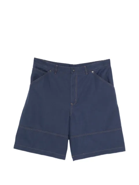 Moncler contrast-stitching cargo shorts