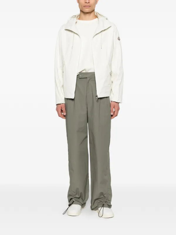 Moncler フーデッド ジャケット | ホワイト | FARFETCH JP