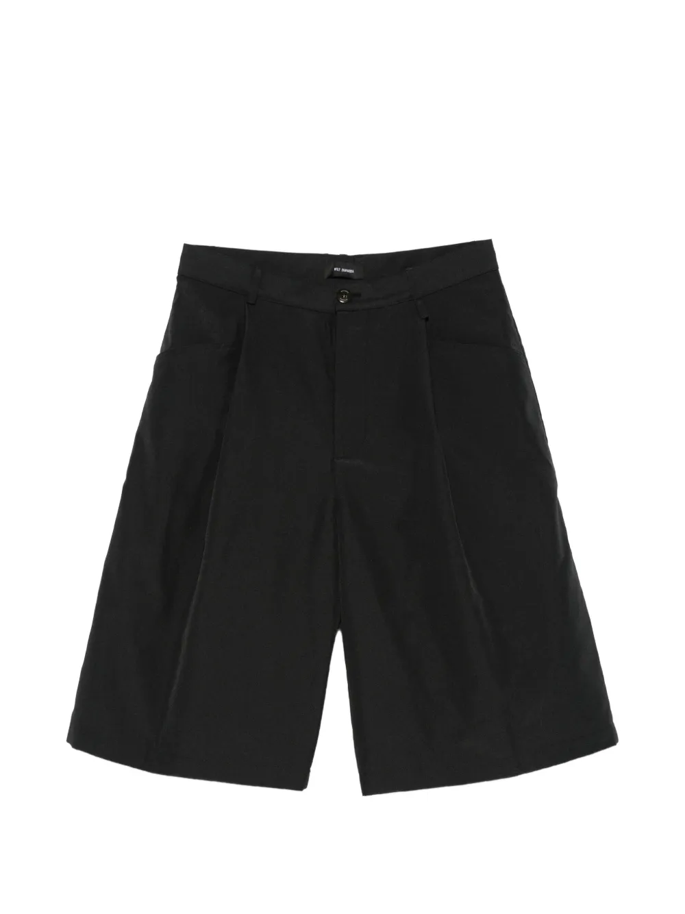 Willy Chavarria pleated bermuda shorts - Nero