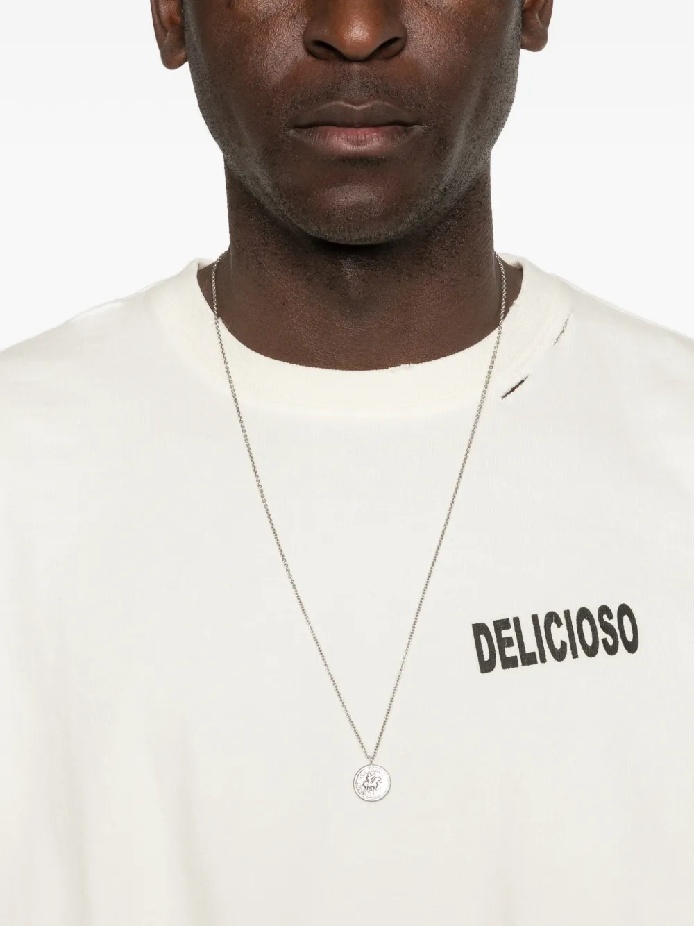 Willy Chavarria T-shirt met korte mouwen Beige