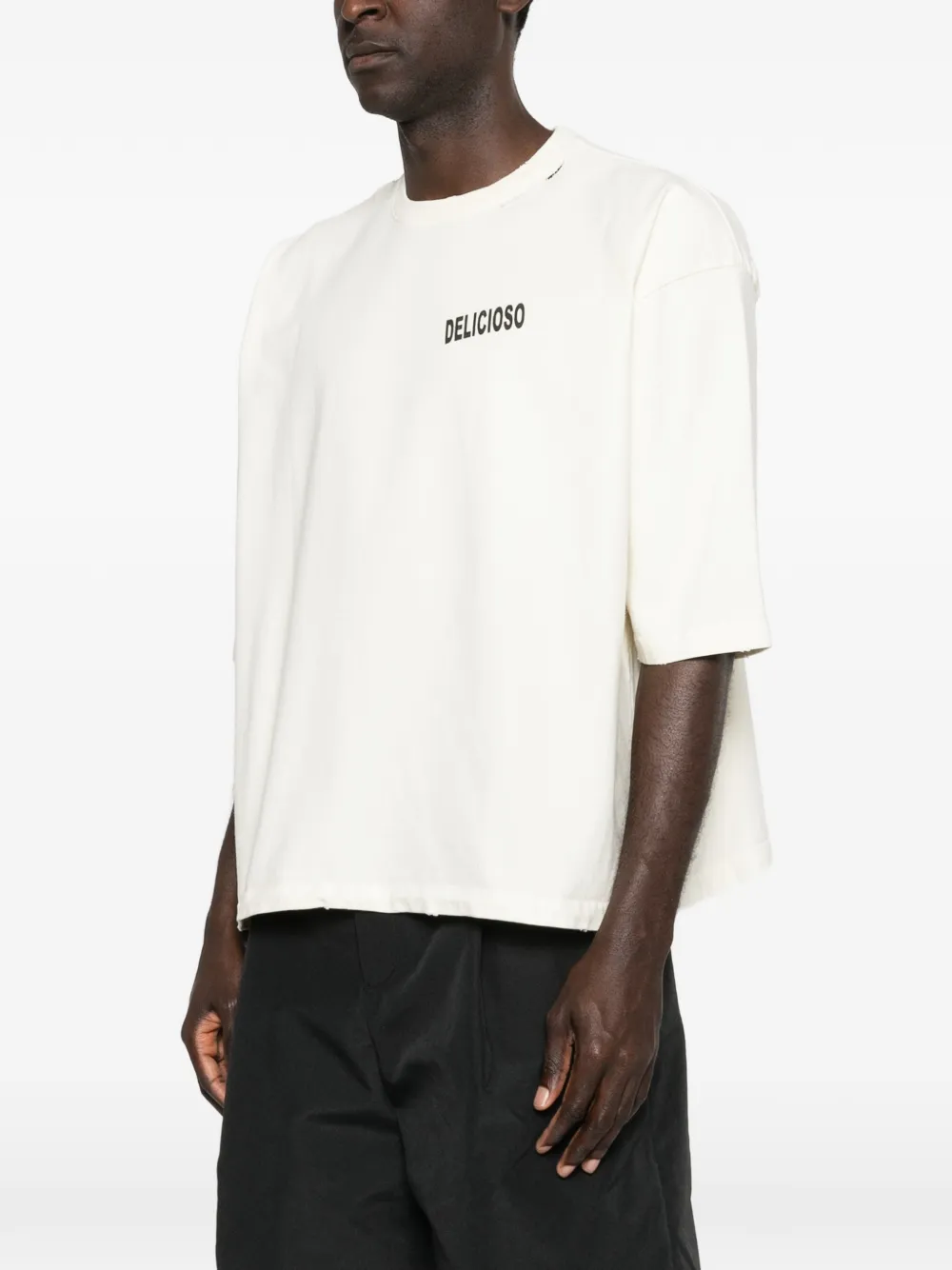 Willy Chavarria T-shirt met korte mouwen Beige