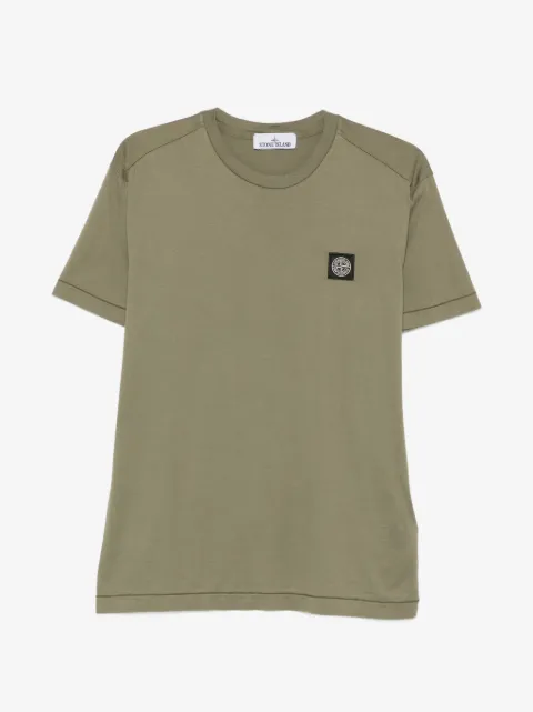 Stone Island playera con parche del logo