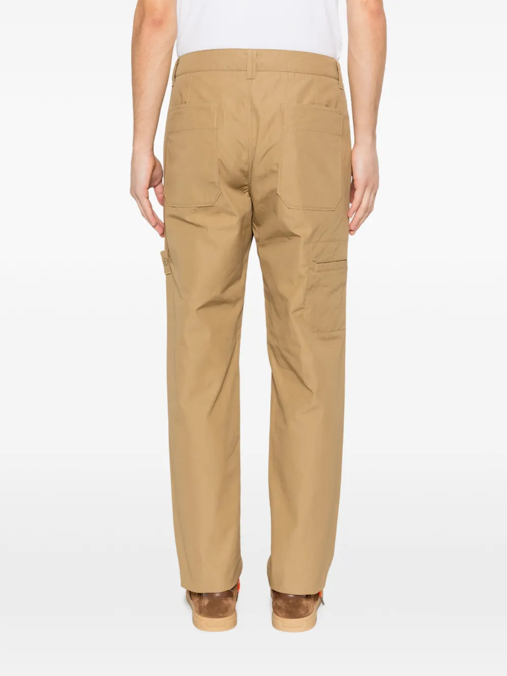 Stone Island Chino met logopatch Beige