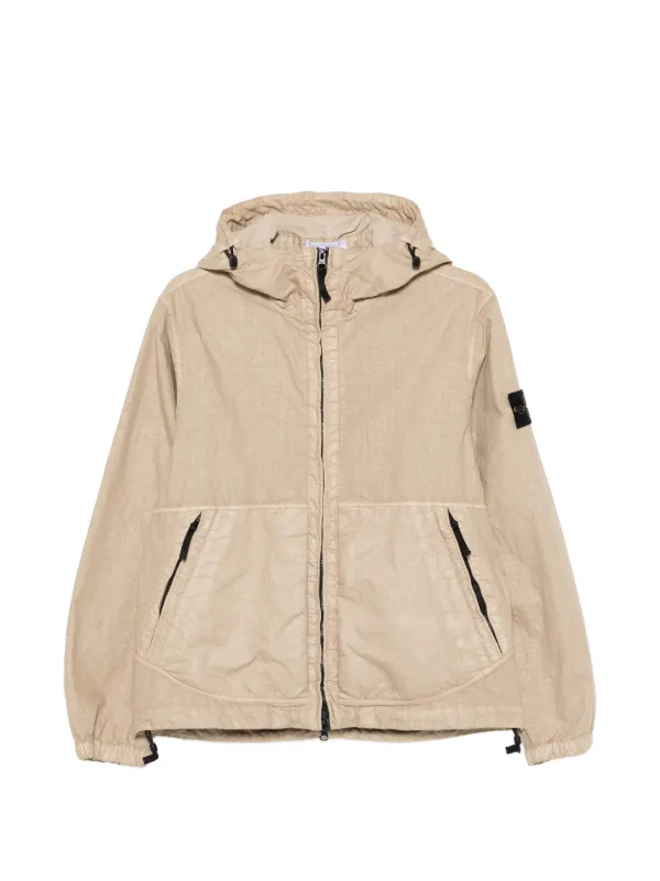 Stone Island フーデッド ジャケット | ニュートラル | FARFETCH JP