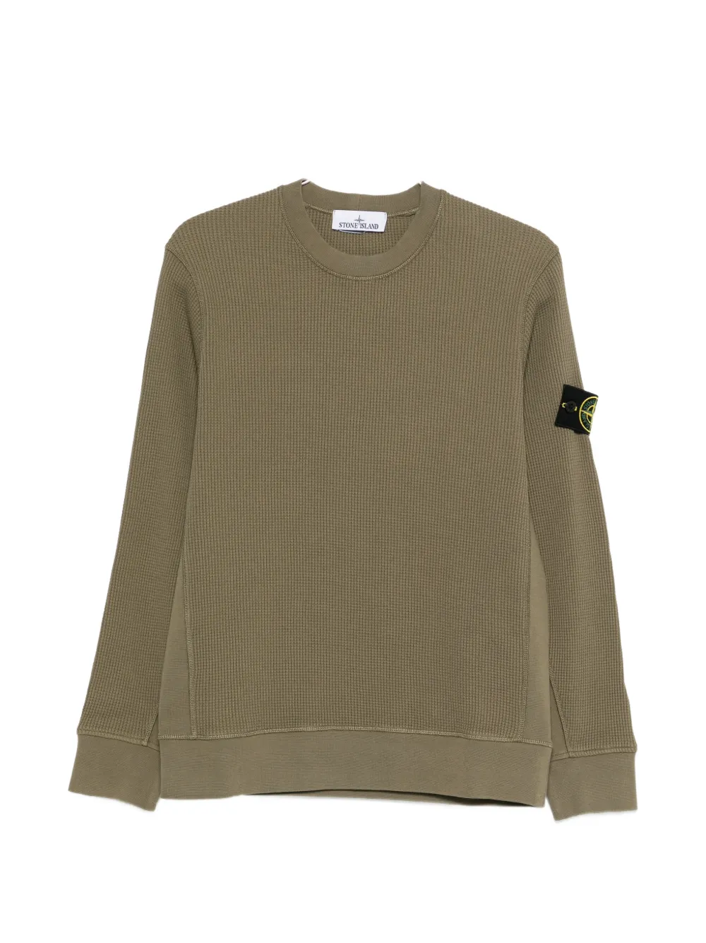 Stone Island waffle fleece sweatshirt - Verde