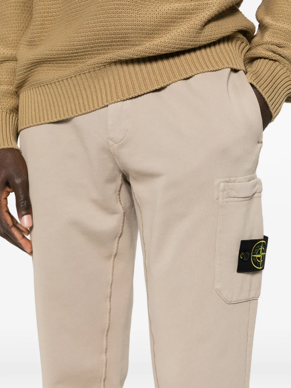 Stone Island Cargo broek met trekkoord Beige