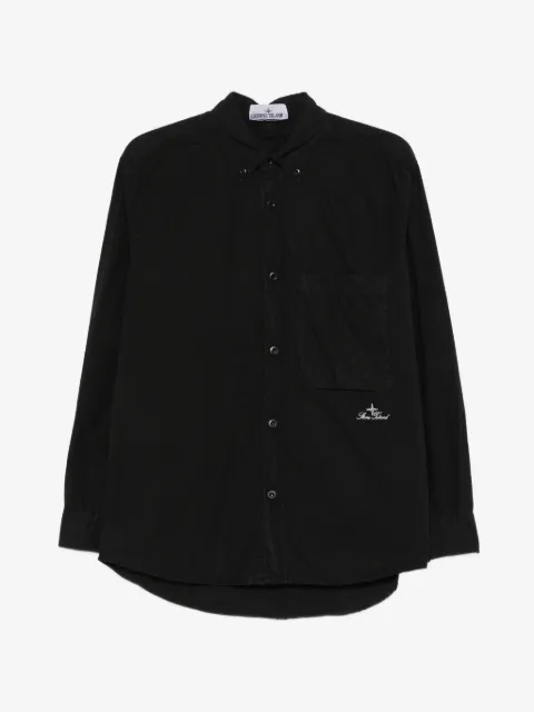 Stone Island 1100027 organic cotton Tela 'Paracadute' overshirt