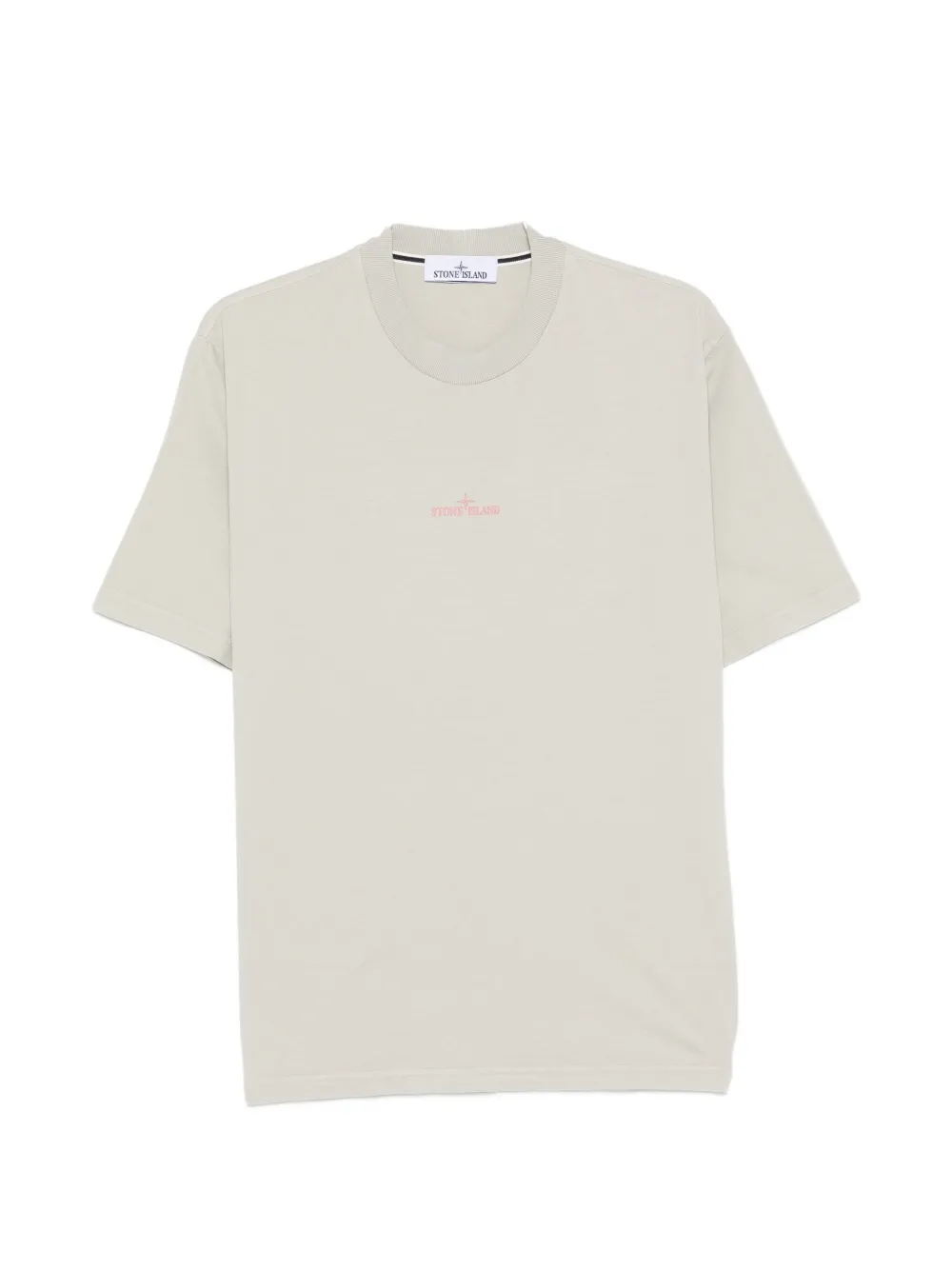 Stone Island logo graphic T-shirt - Grigio