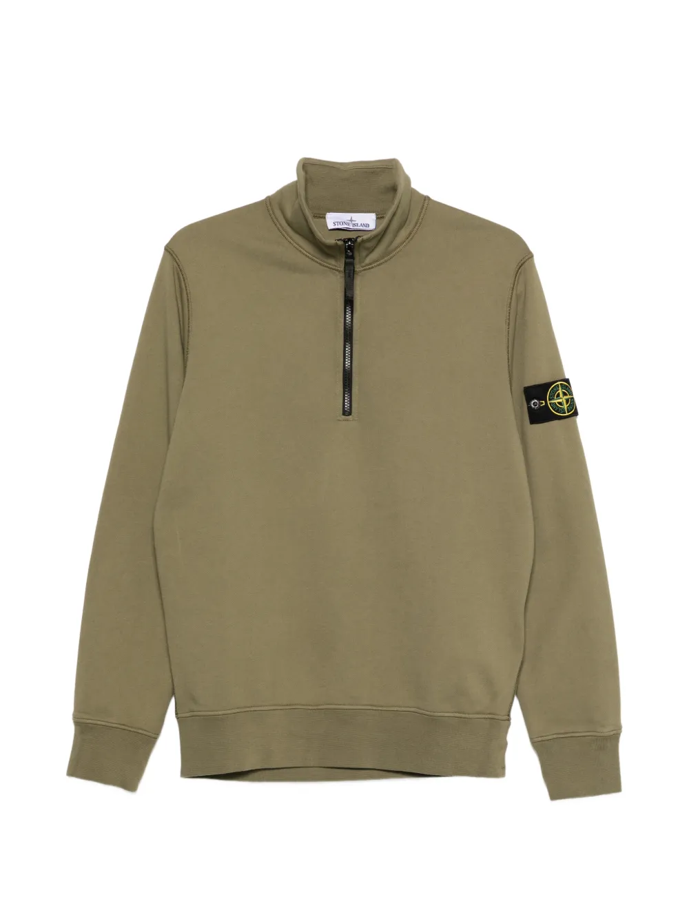 Stone Island half zip long-sleeve sweatshirt - Verde