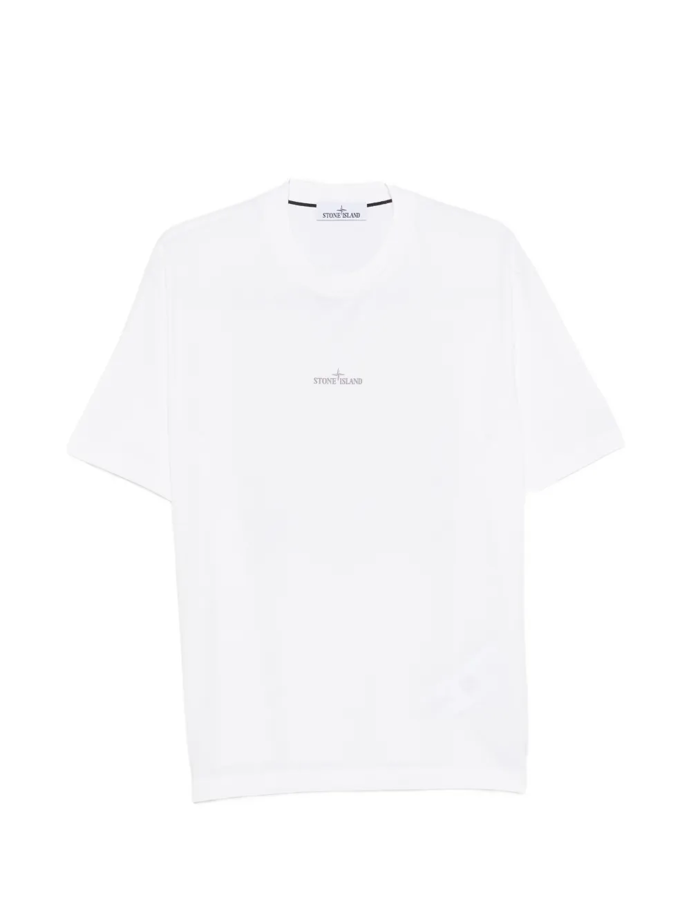 Stone Island logo graphic T-shirt - Bianco