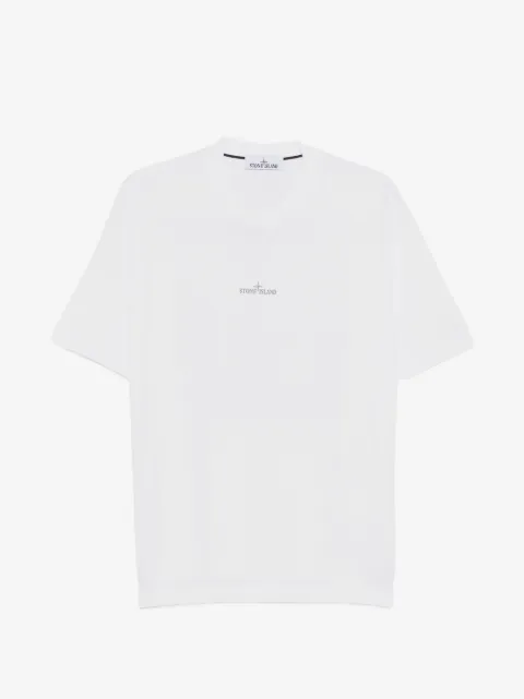 Stone Island camiseta con estampado gráfico