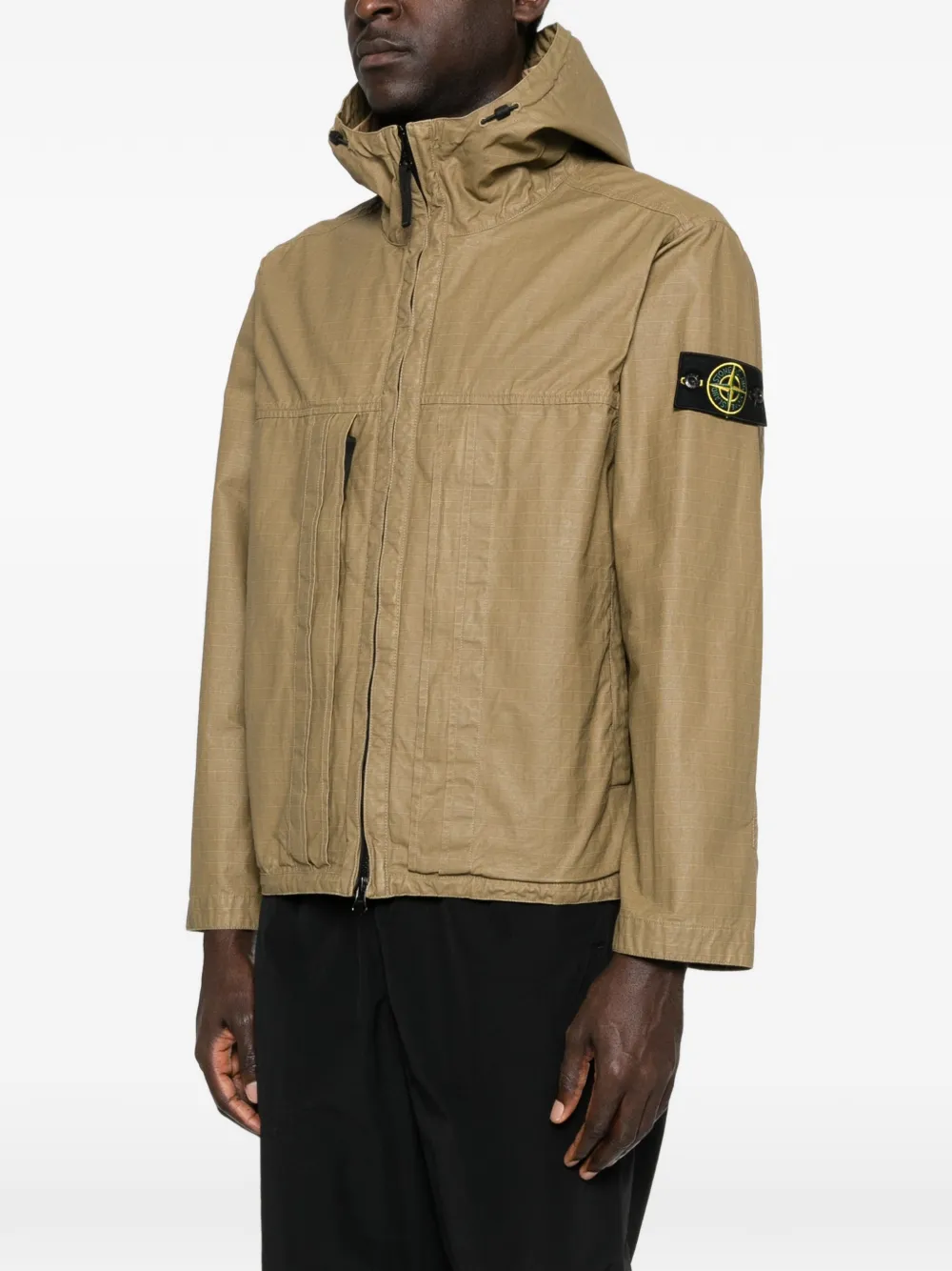 Stone Island Jack met capuchon Beige