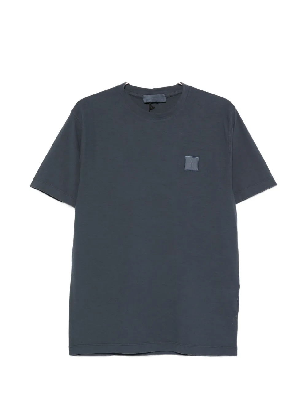 Stone Island logo T-shirt - Blu