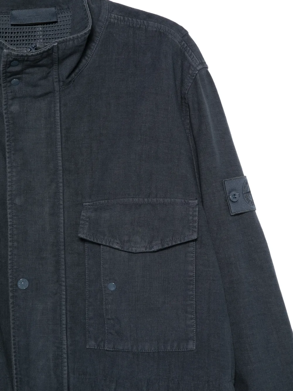 Stone Island Gewatteerd jack Blauw