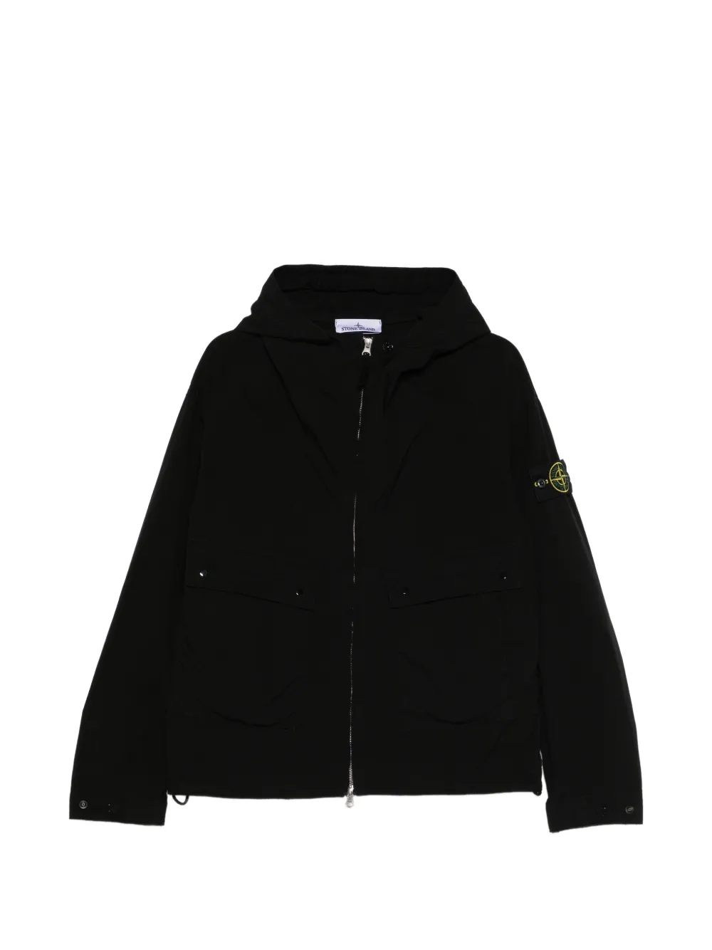 Stone Island hooded zip jacket - Schwarz