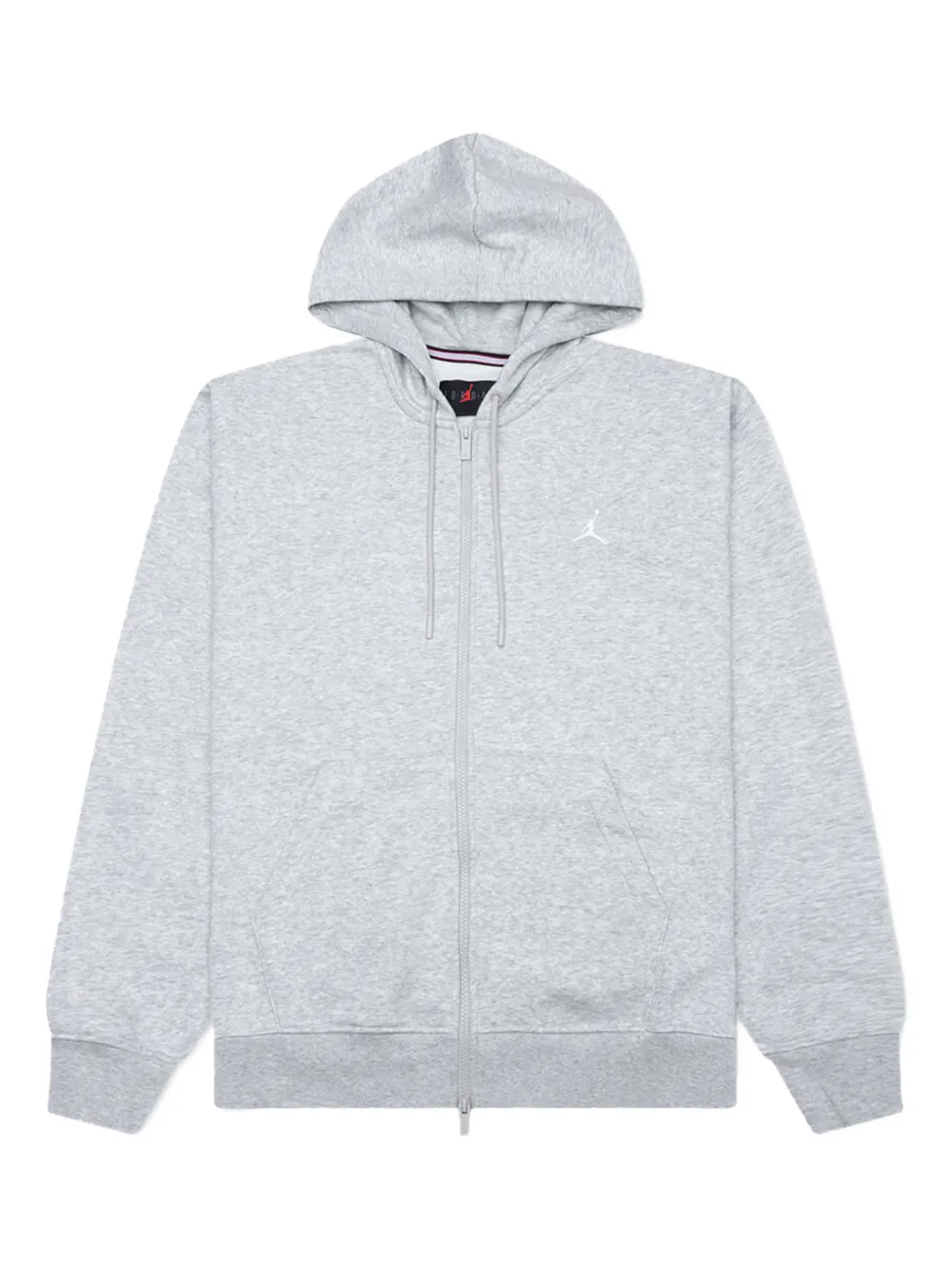 Jordan Brooklyn Fleece Zip-up Hoodie In Gray