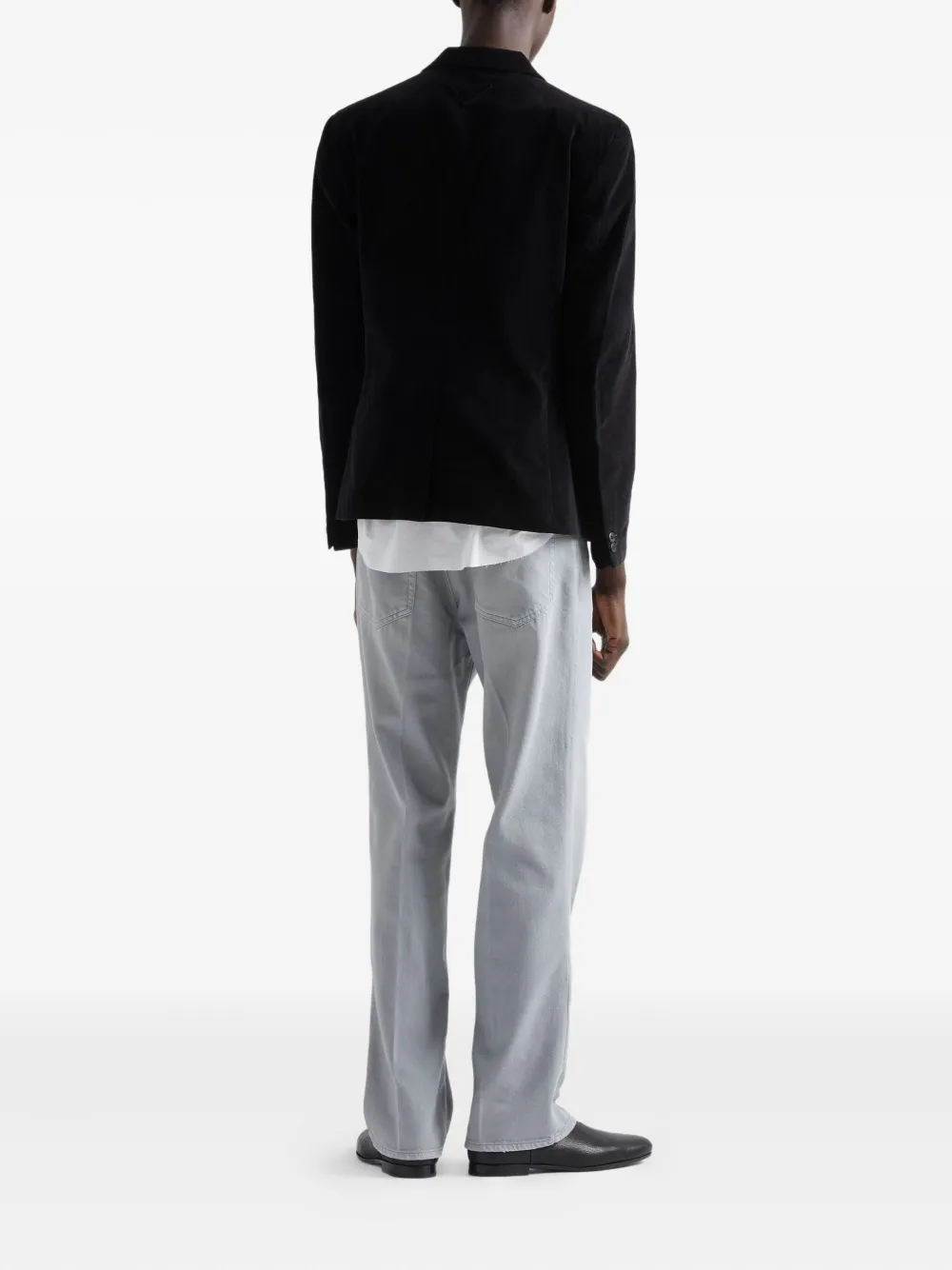  Prada Two-button Cotton Blazer - Black 