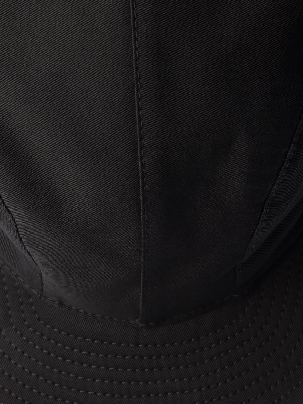 Prada Mens Black Brand-embroidered Cotton Baseball Cap Xxl In Black