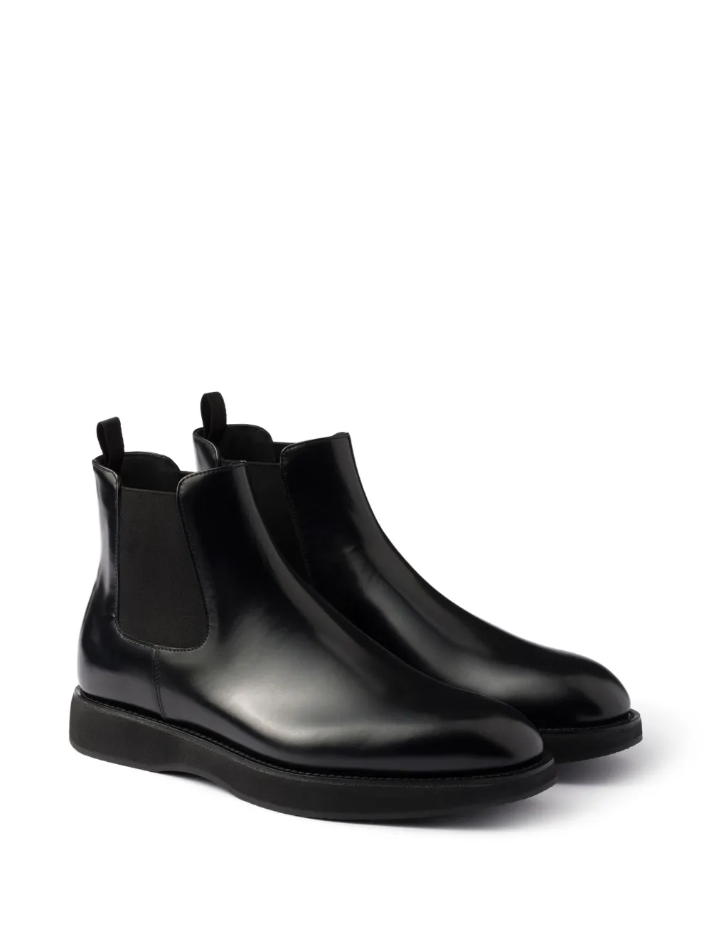 Prada elasticated-panel leather Chelsea boots | Chelsea Boots | Image 2
