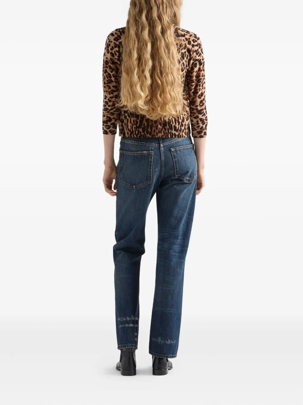 Prada Animal-print Button-up Cardigan In Animal Print