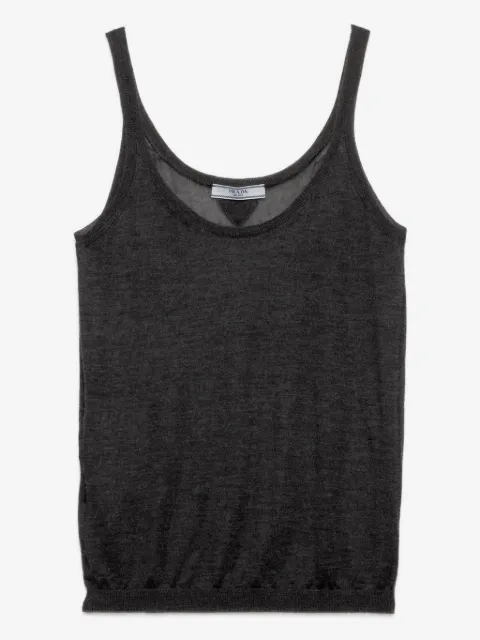 Prada fine-knit tank top